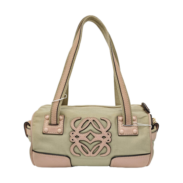Canvas Shoulder Bag Beige
