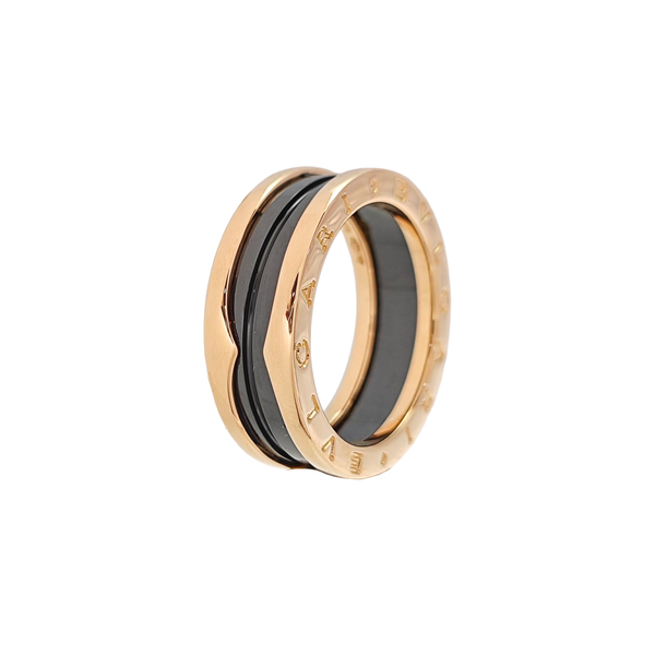 B.ZERO1 18k Rose Gold Ring EU 59