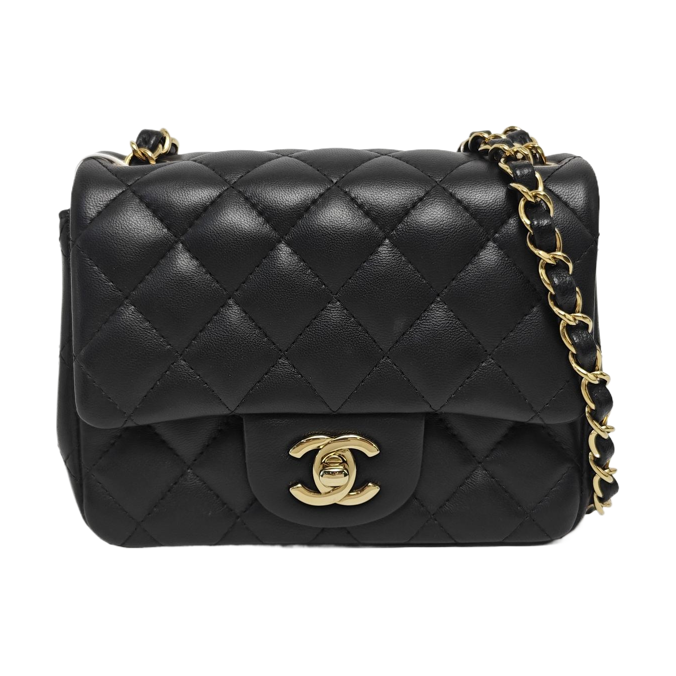 CLASSIC FLAP Mini Quilted Lambskin Black
