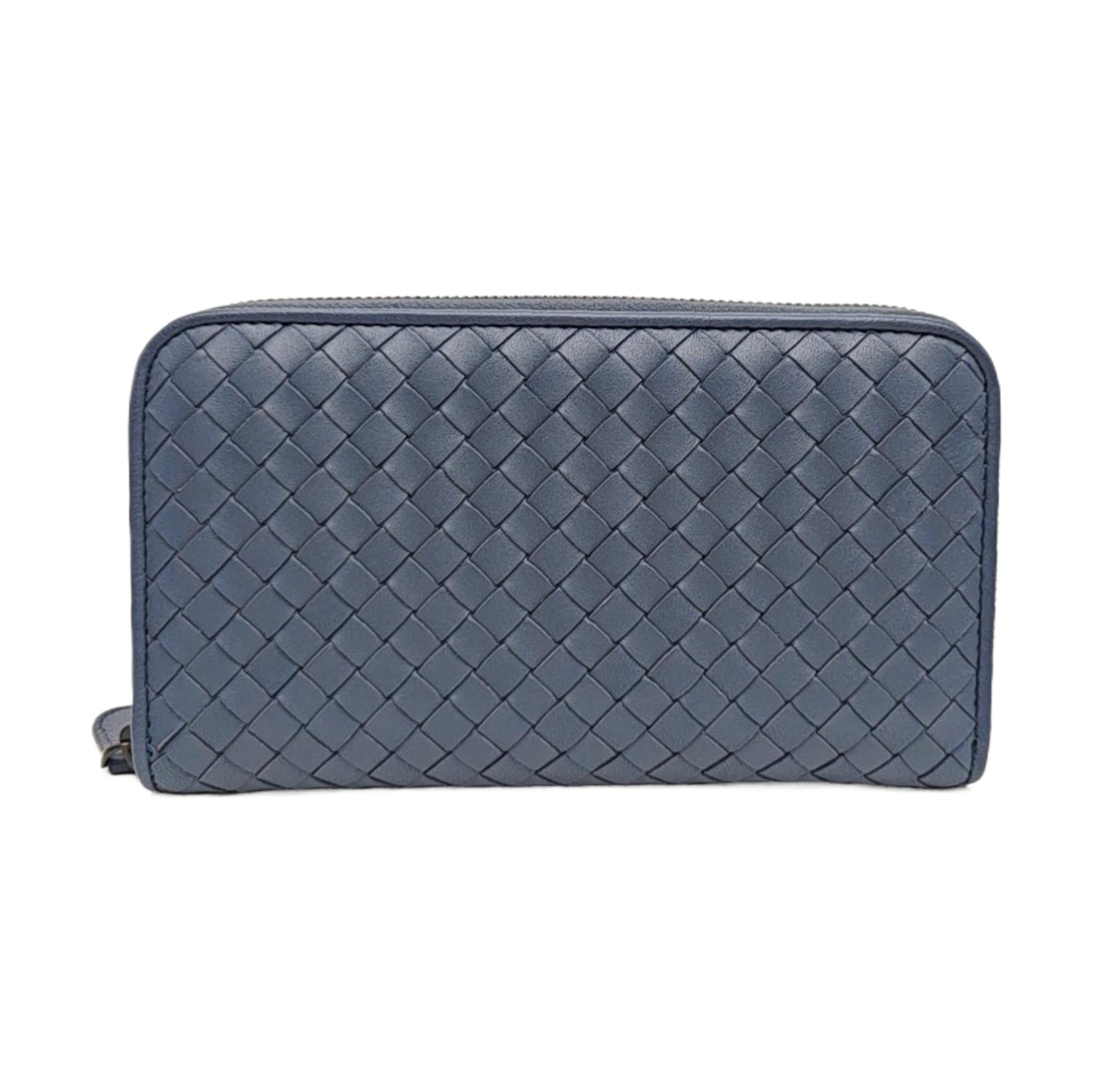 Lambskin Wallet Blue