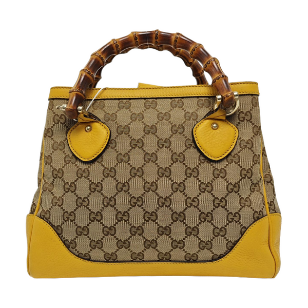 Monogram Canvas Tote Bag Beige