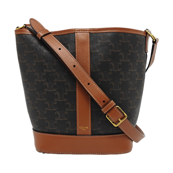 TRIOMPHE CANVAS Small Coated Canvas Brown