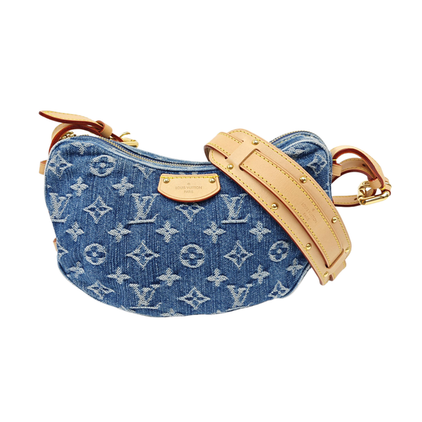 CROISSANT PM Monogram Canvas Blue