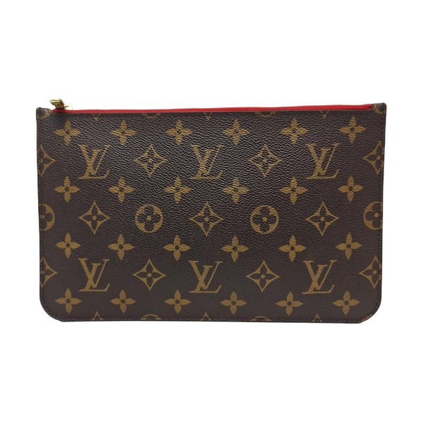 NEVERFULL PM Monogram Coated Canvas Brown