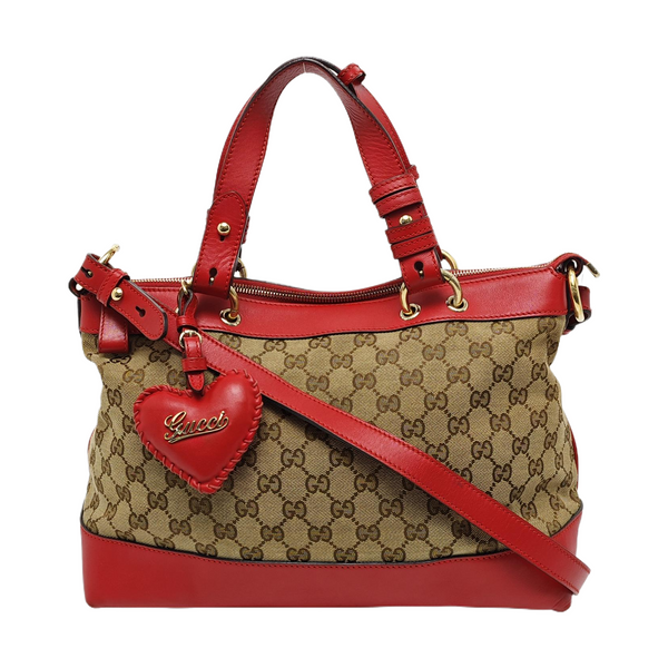 Monogram Canvas Tote Bag Beige