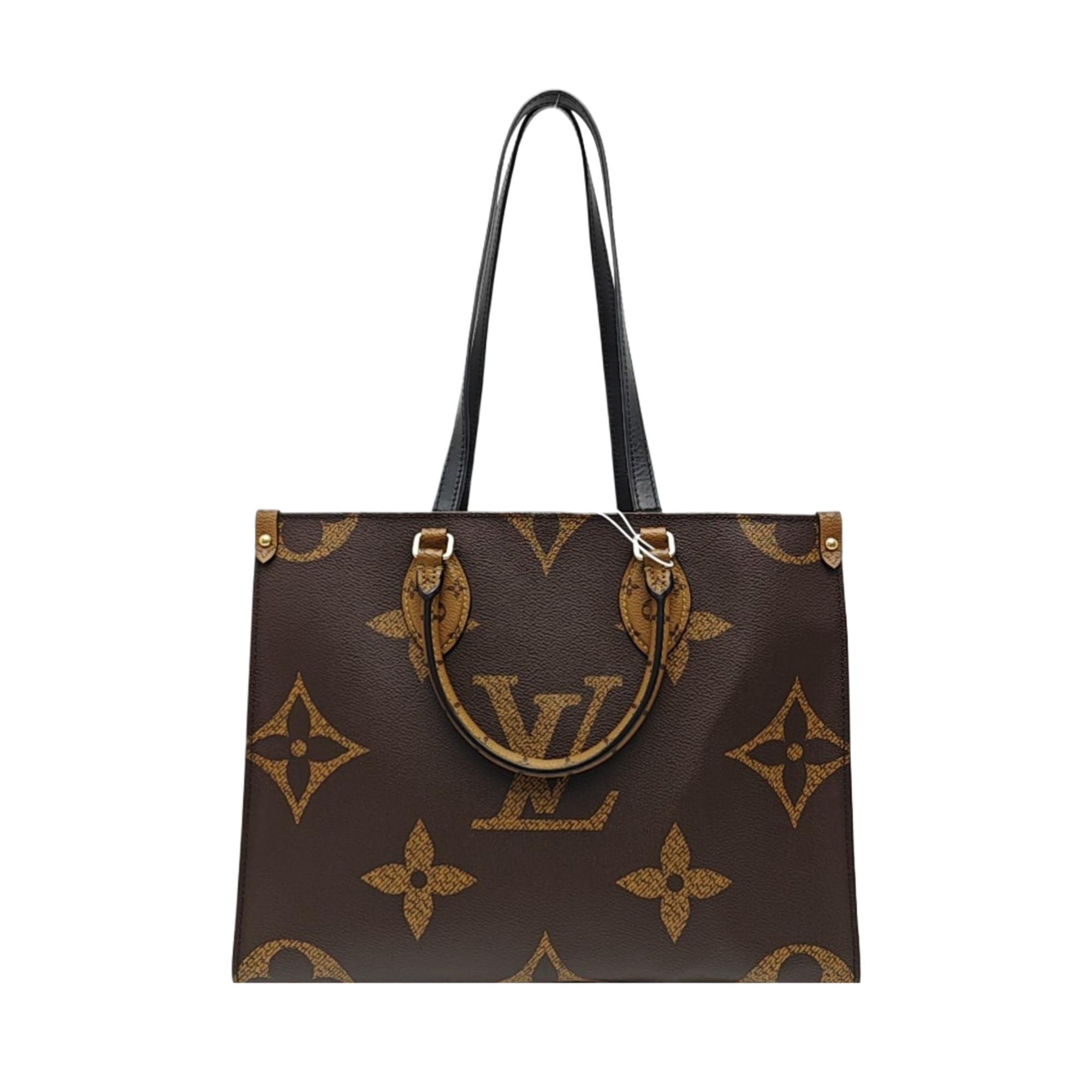 ONTHEGO MM Monogram Coated Canvas Brown
