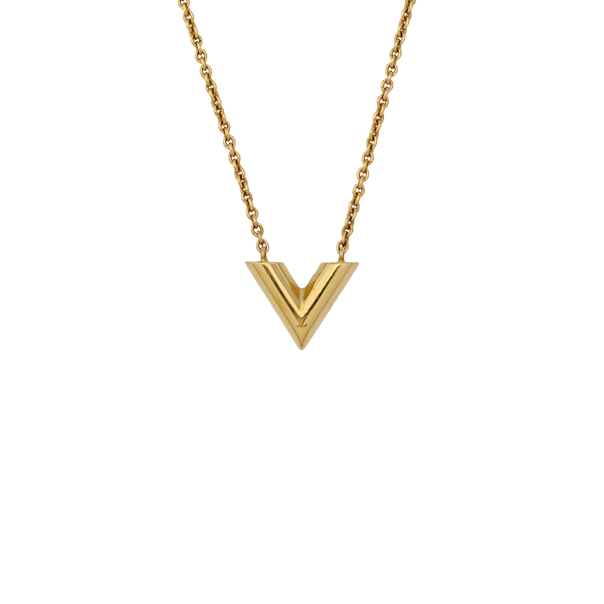 LV &amp; ME Metal Gold Necklace