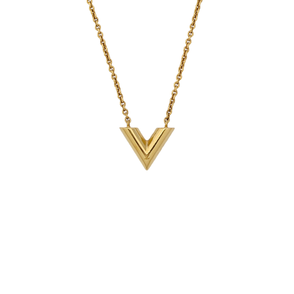 LV & ME Metal Gold Necklace