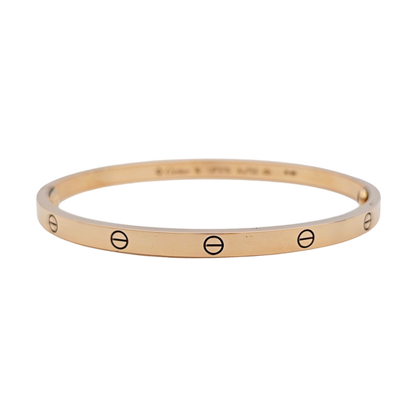 LOVE 18k Rose Gold Bangle