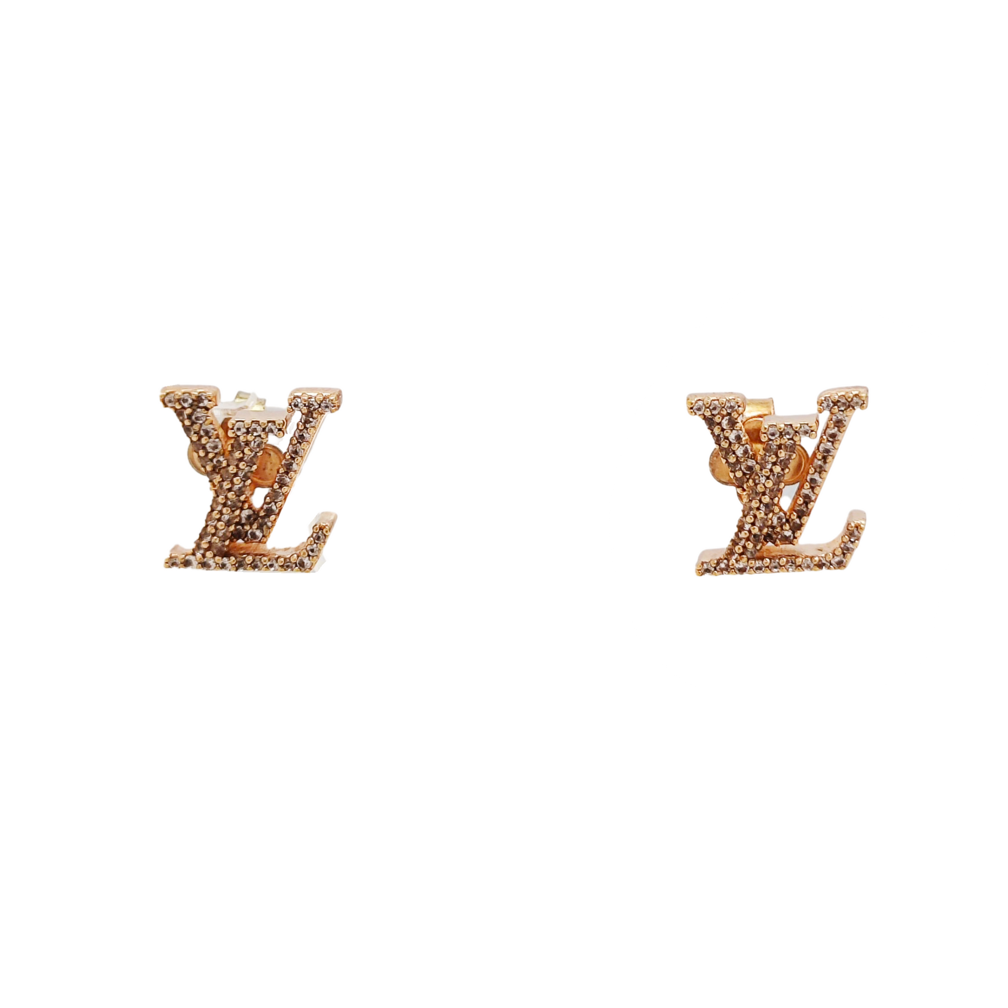 Metal Rose Gold Stud Earrings