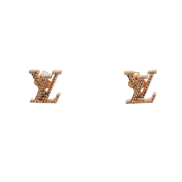 Metal Rose Gold Stud Earrings