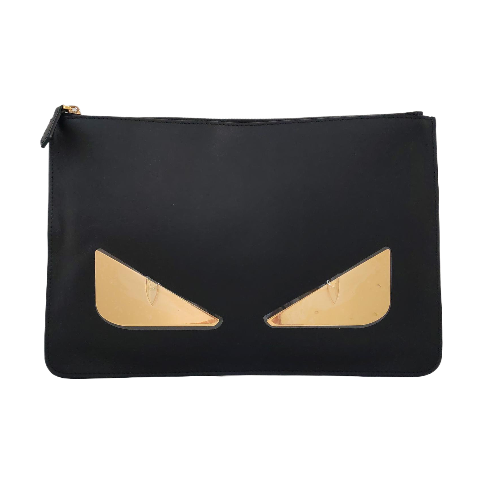 Calfskin Clutch Black