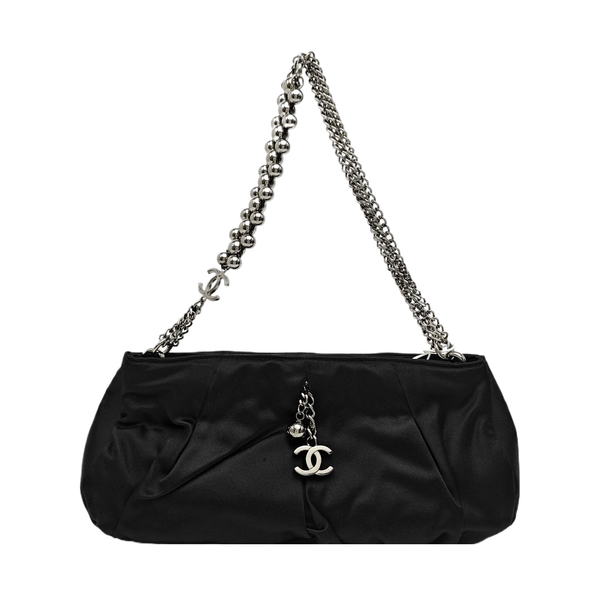 Nylon Top Handle Bag Black