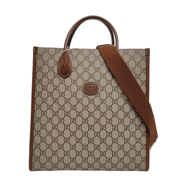 GG Multicolor Monogram Coated Canvas Beige