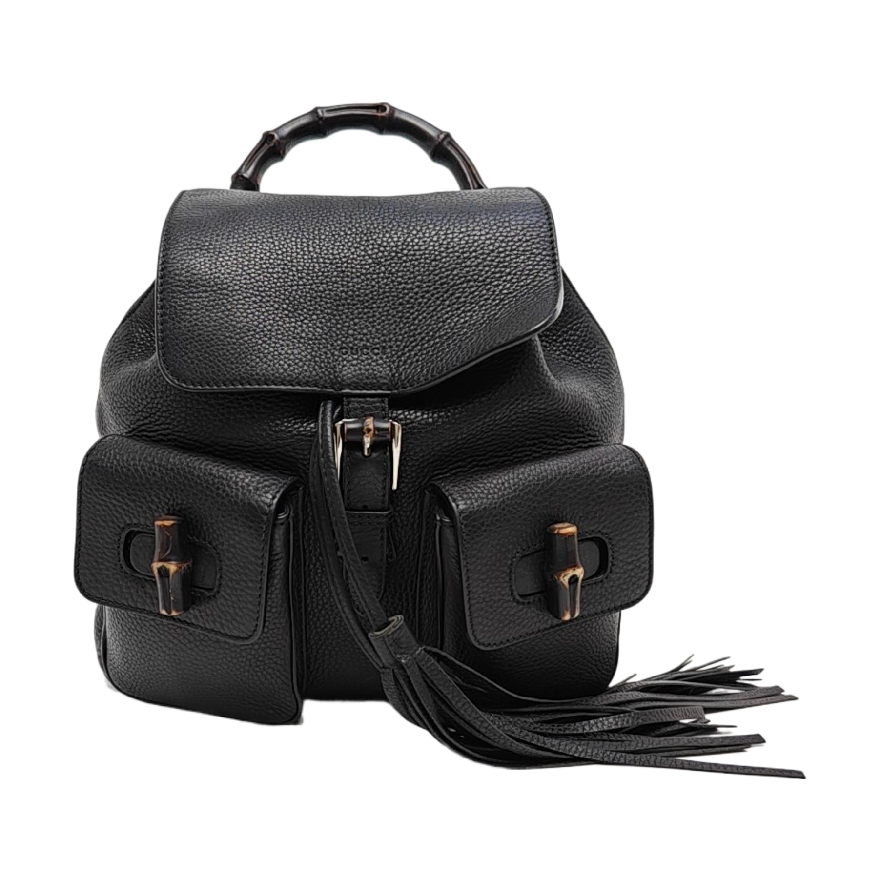 Bamboo 1947 Medium Calfskin Black