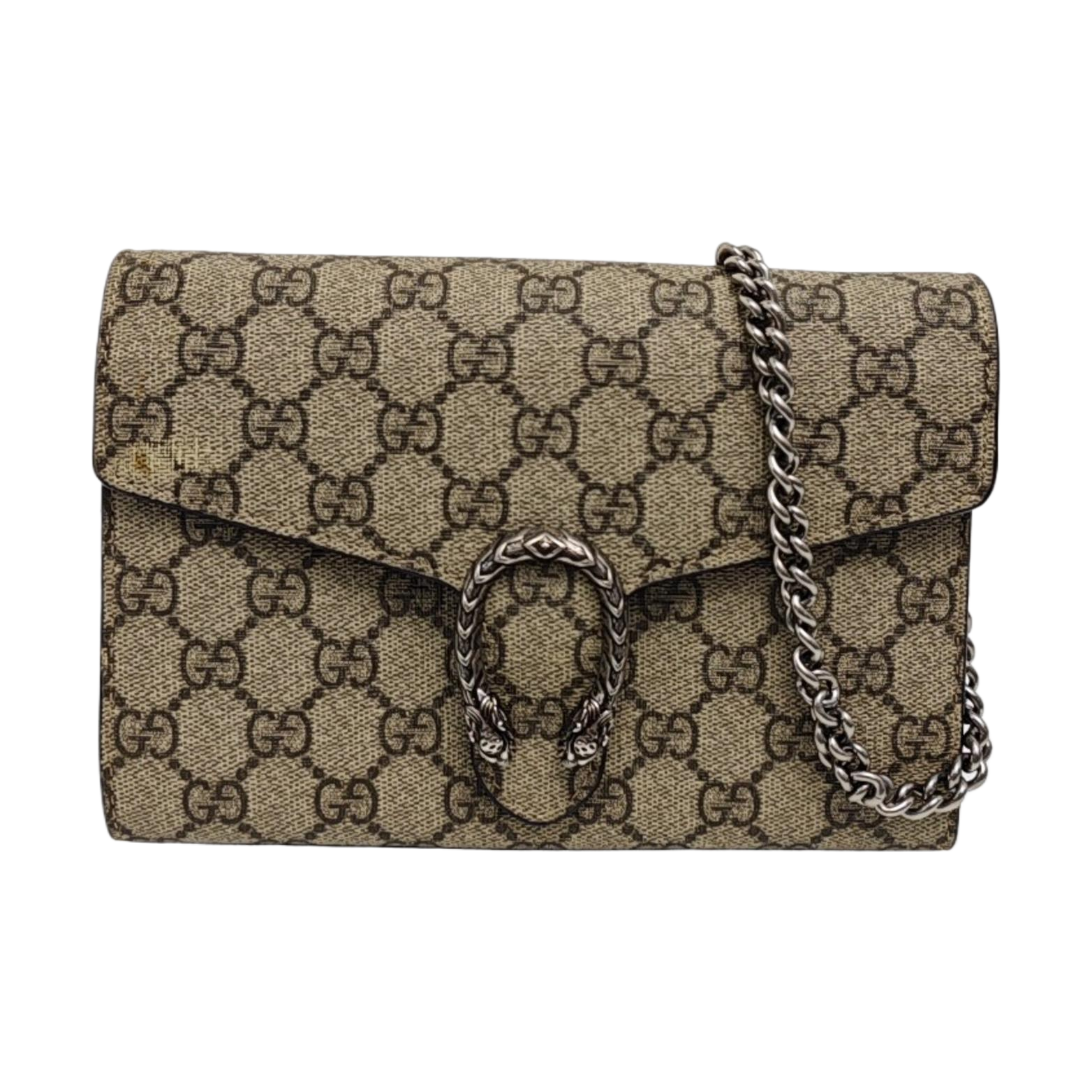 Dionysus Monogram Lona Revestida Beige