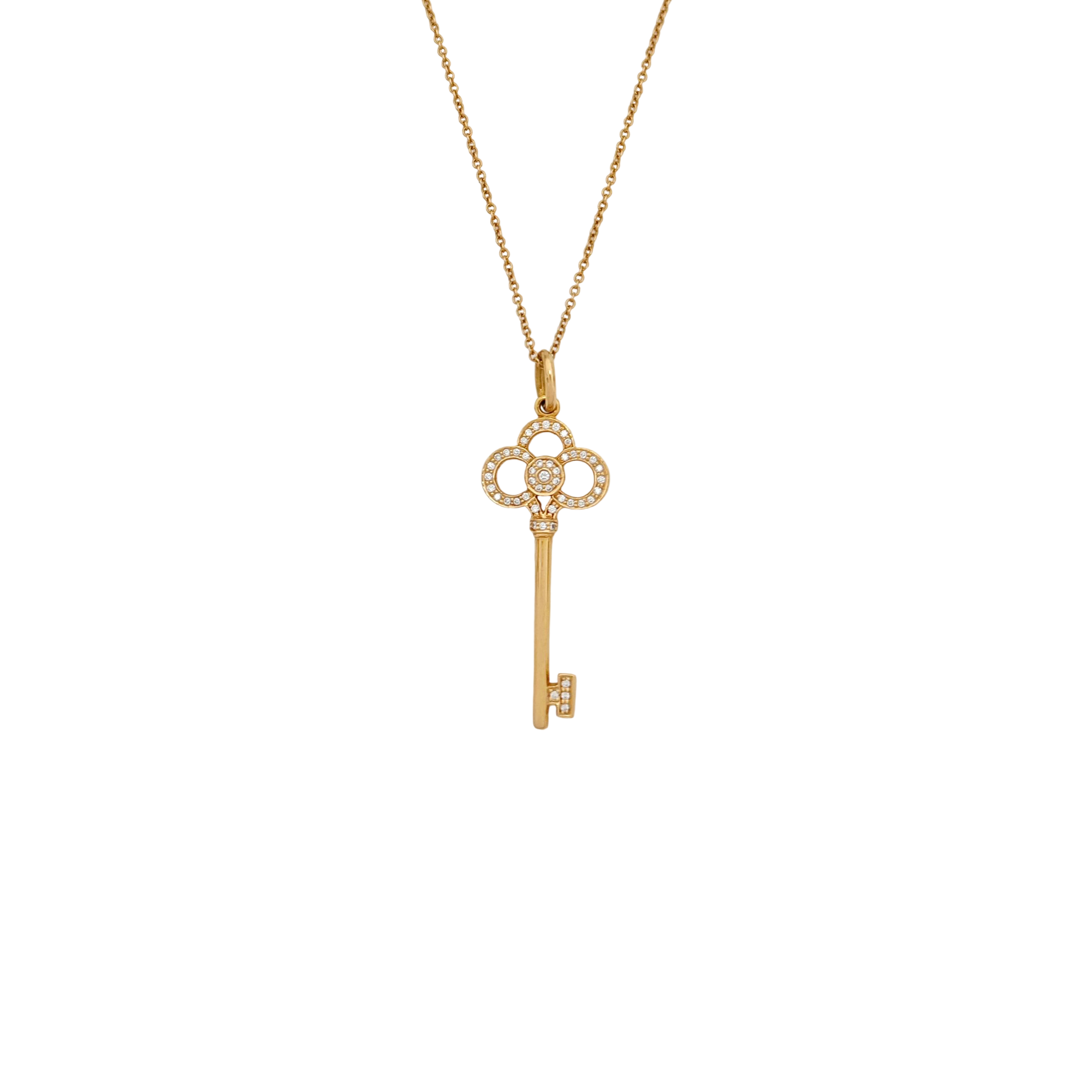 Tiffany Keys 18k Rose Gold Necklace