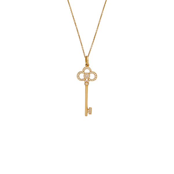Tiffany Keys 18k Rose Gold Necklace
