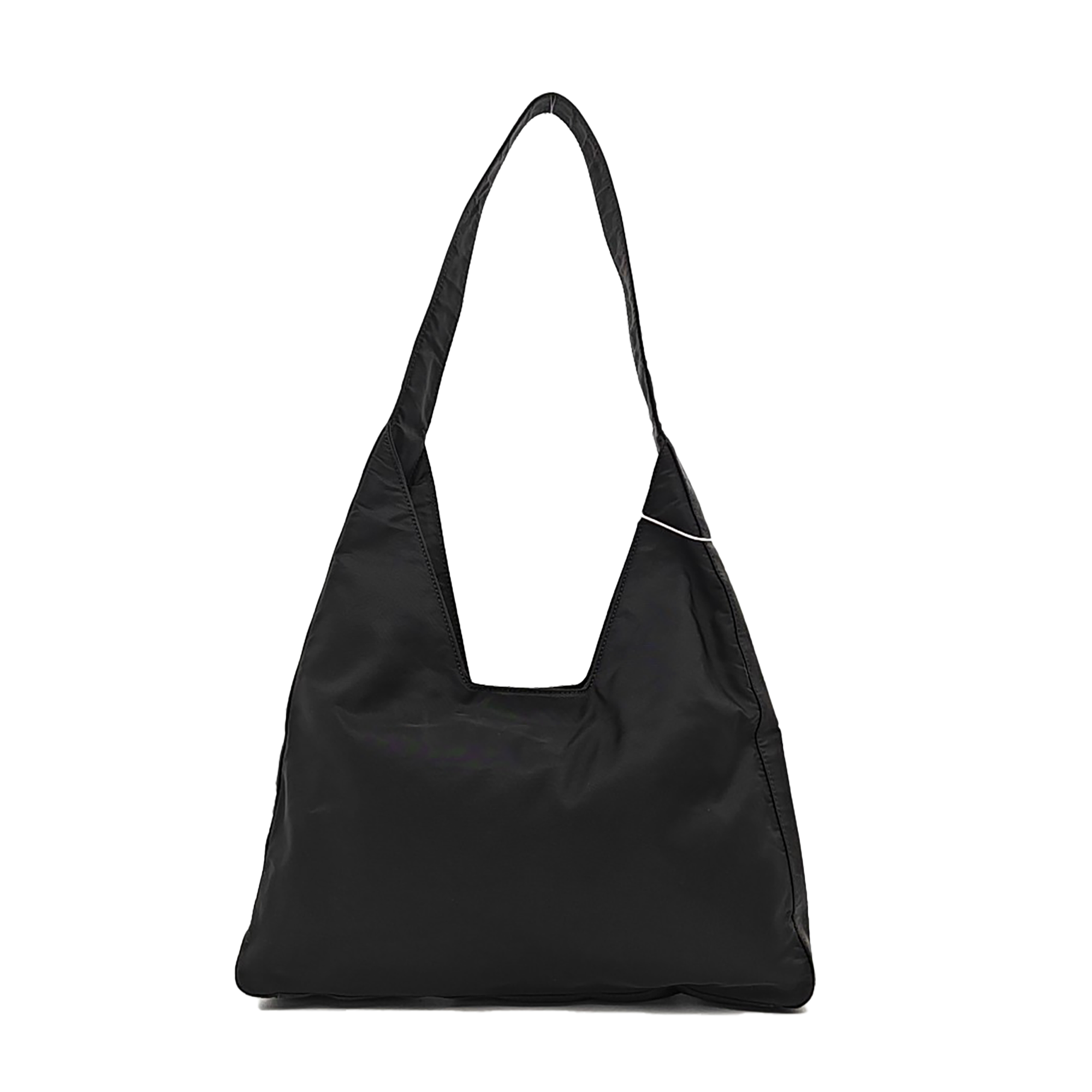 Nylon Shoulder Bag Black