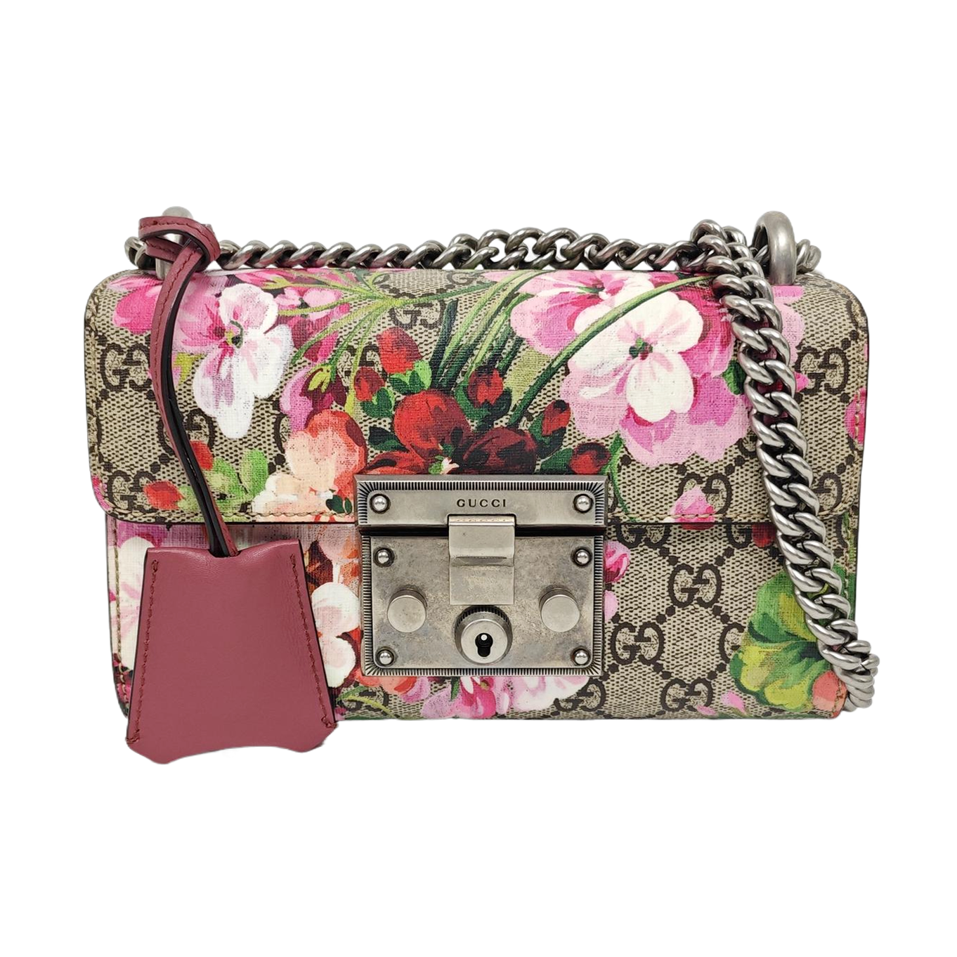 Padlock Small Monogram Coated Canvas Multicolor