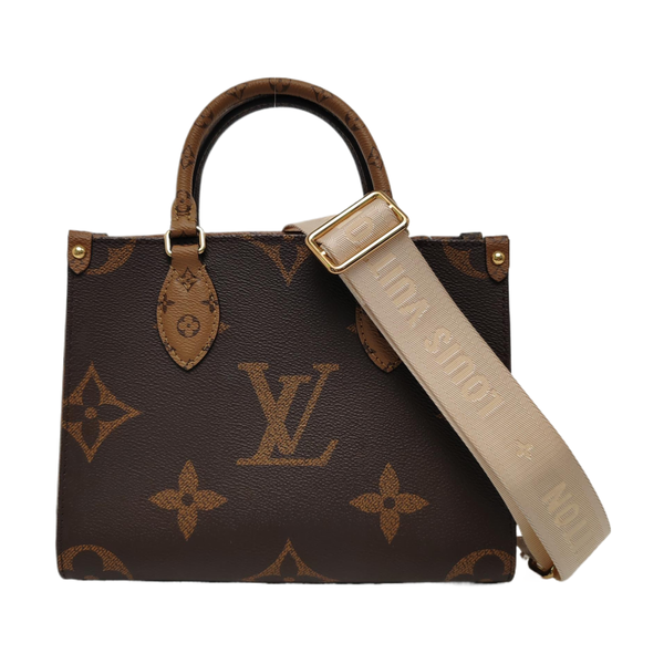 ONTHEGO PM Monogram Coated Canvas Brown