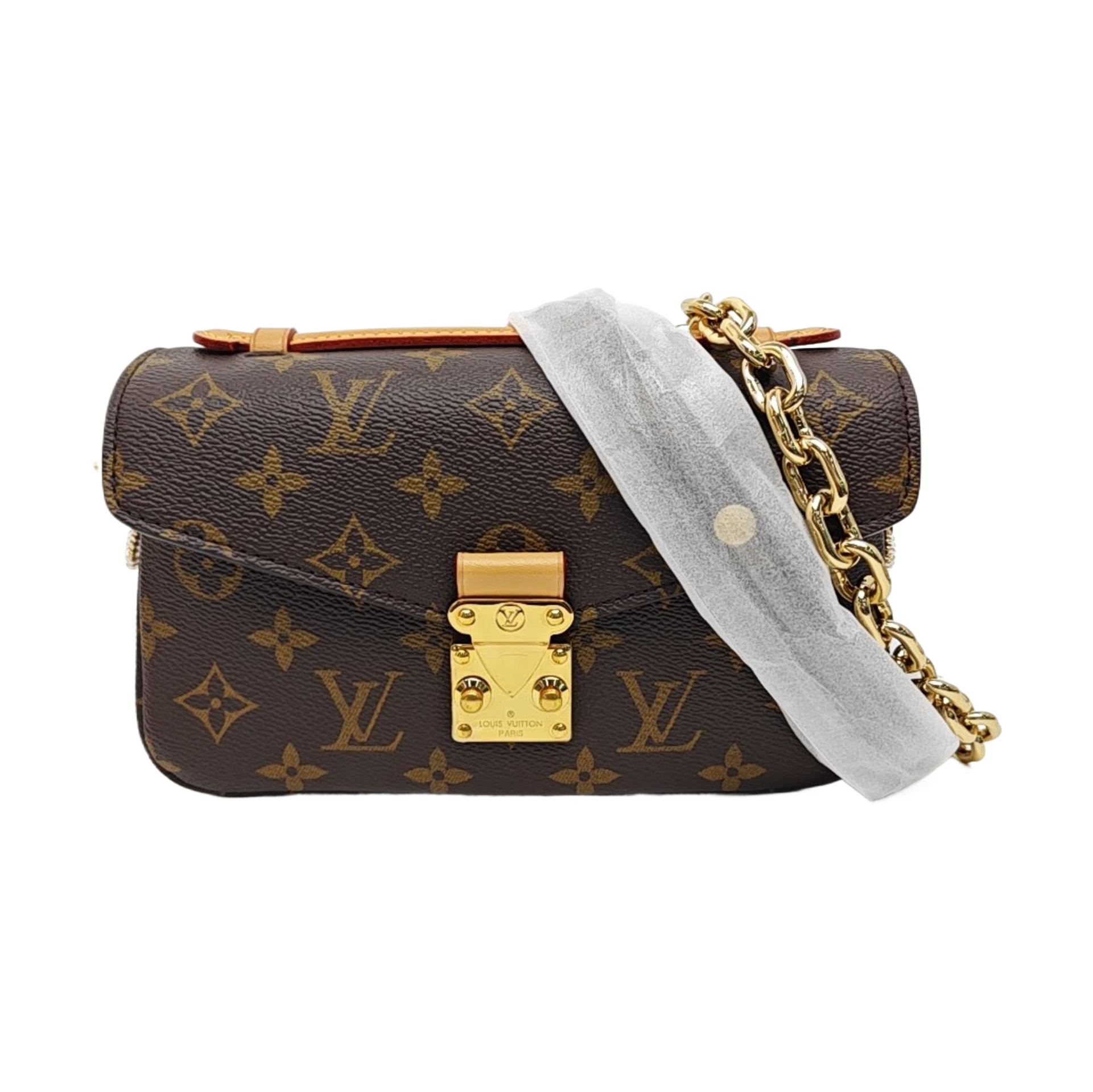MÉTIS EAST WEST Monogram Coated Canvas Brown