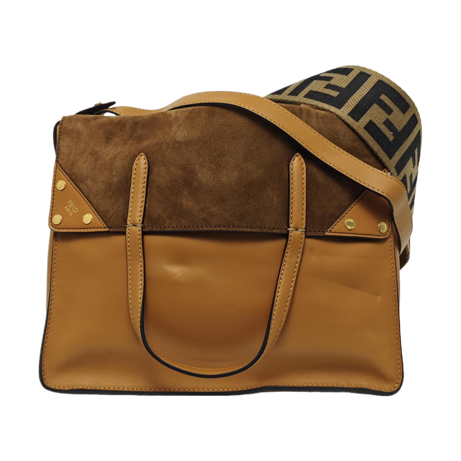 Flip Large Calfskin Brown