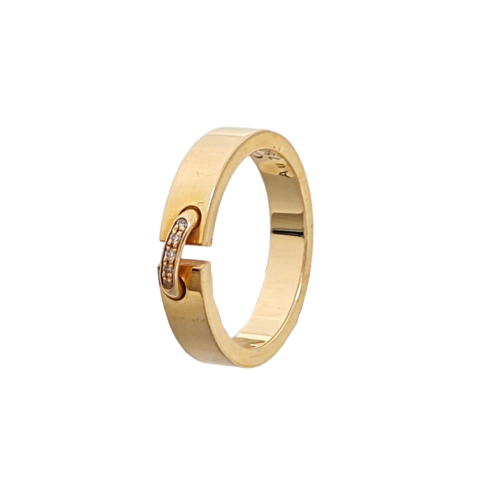 Liens Évidence 18k Rose Gold Ring EU 50