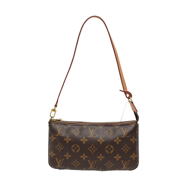 ACCESSOIRES GM Monogram Coated Canvas Brown