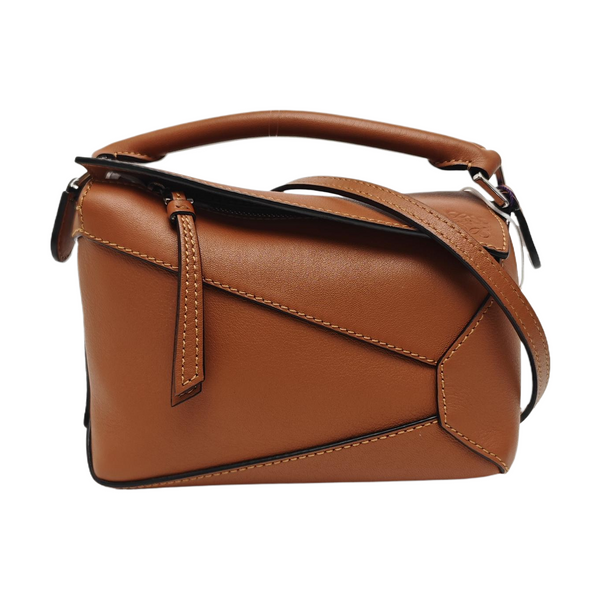 Puzzle Mini Calfskin Brown
