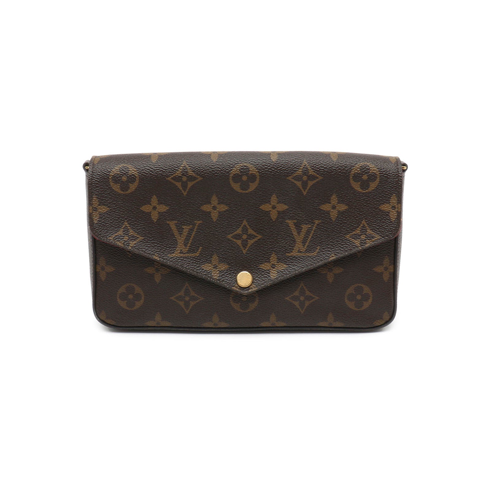 FÉLICIE Monogram Coated Canvas Brown