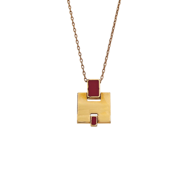 Eileen Metal Rose Gold Necklace