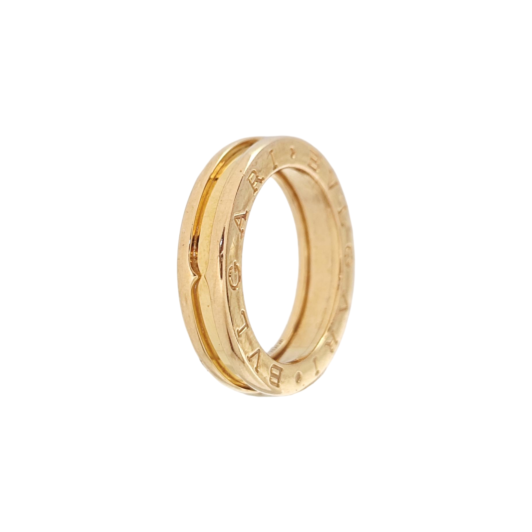 B.ZERO1 18k Rose Gold Ring EU 52