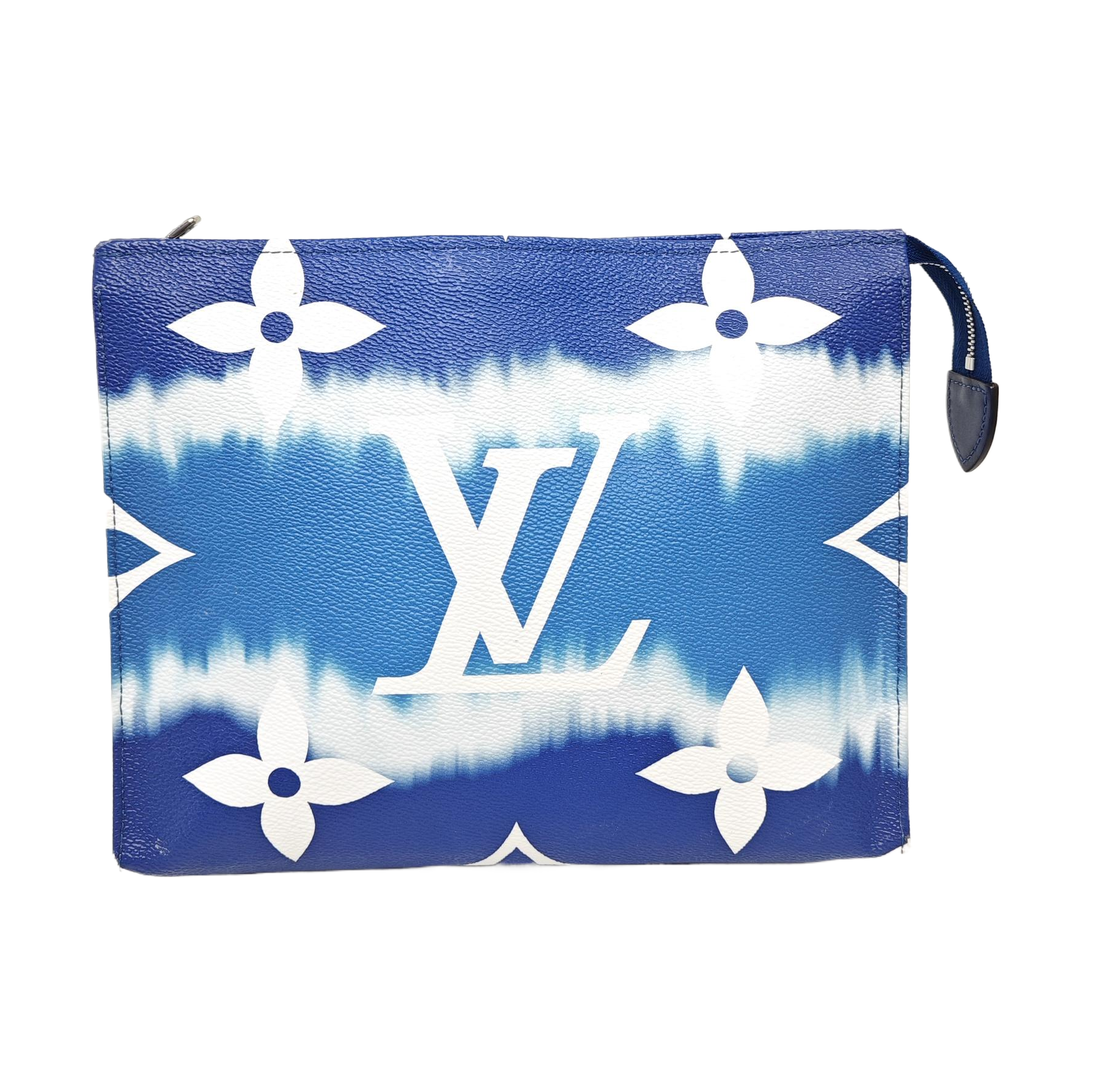 TOILET POCKET 26 Monogram Coated Canvas Blue