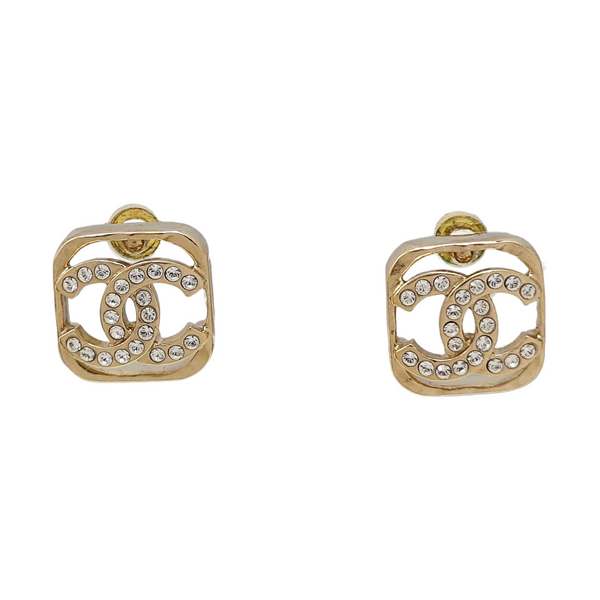 Metal Gold Stud Earrings