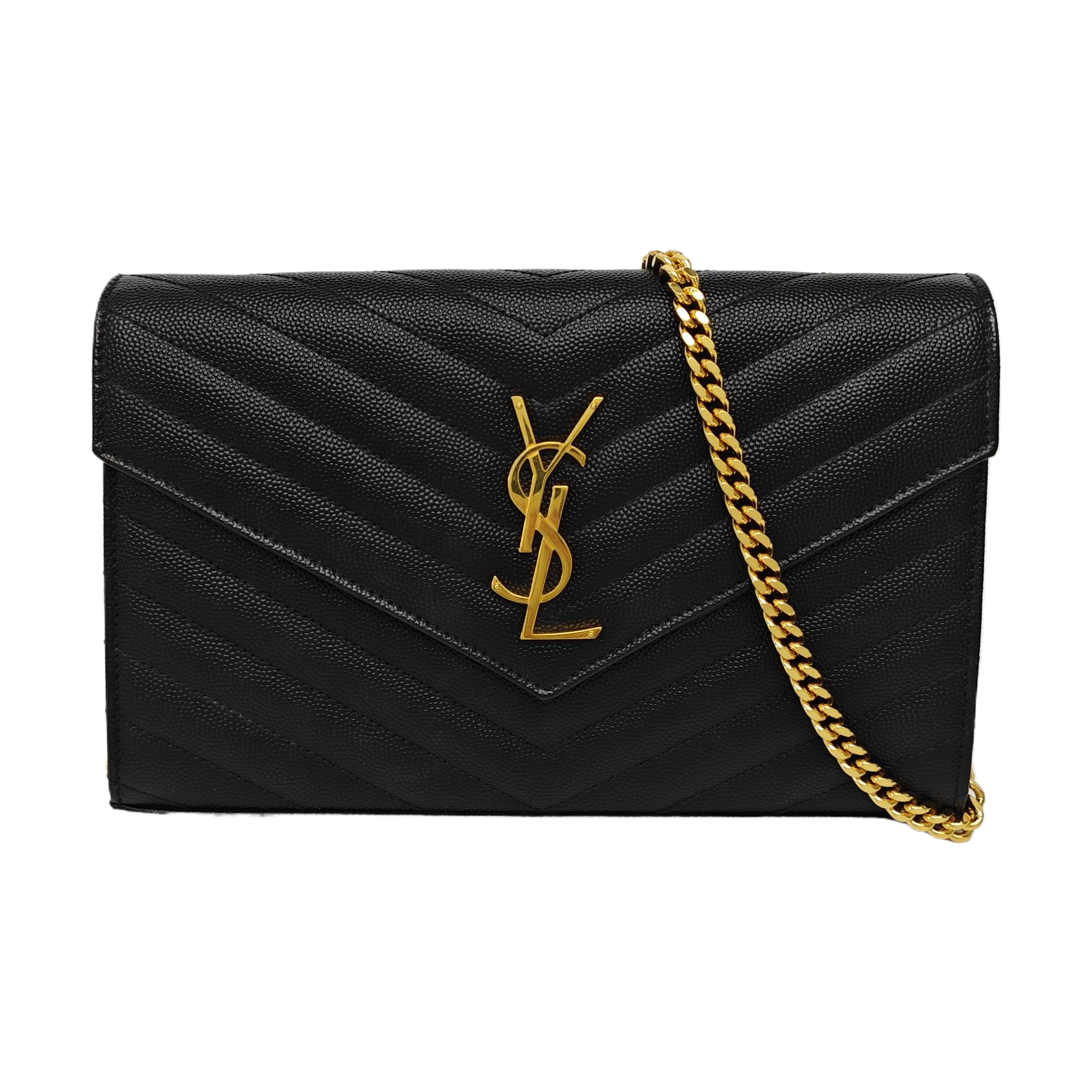 MONOGRAM Medium Quilted Calfskin Black