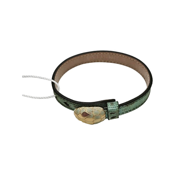 Pulsera SERPENTI Verde Metalizado