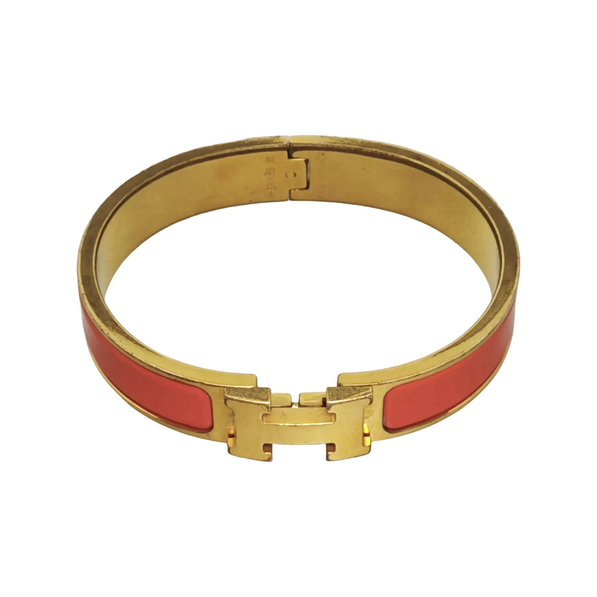 Clic H Metal Gold Bangle