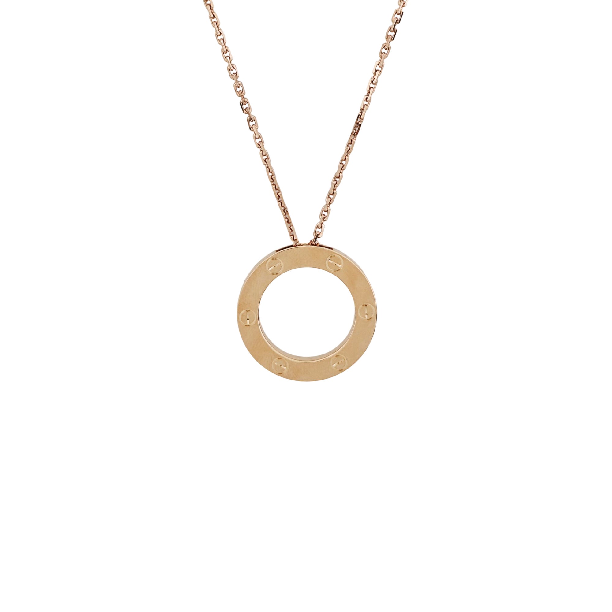 LOVE 18k Rose Gold Necklace