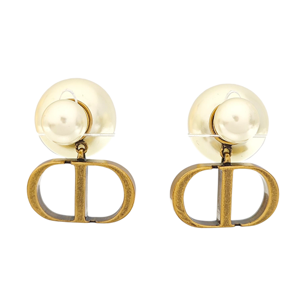 Dior Tribales Metal White Earrings