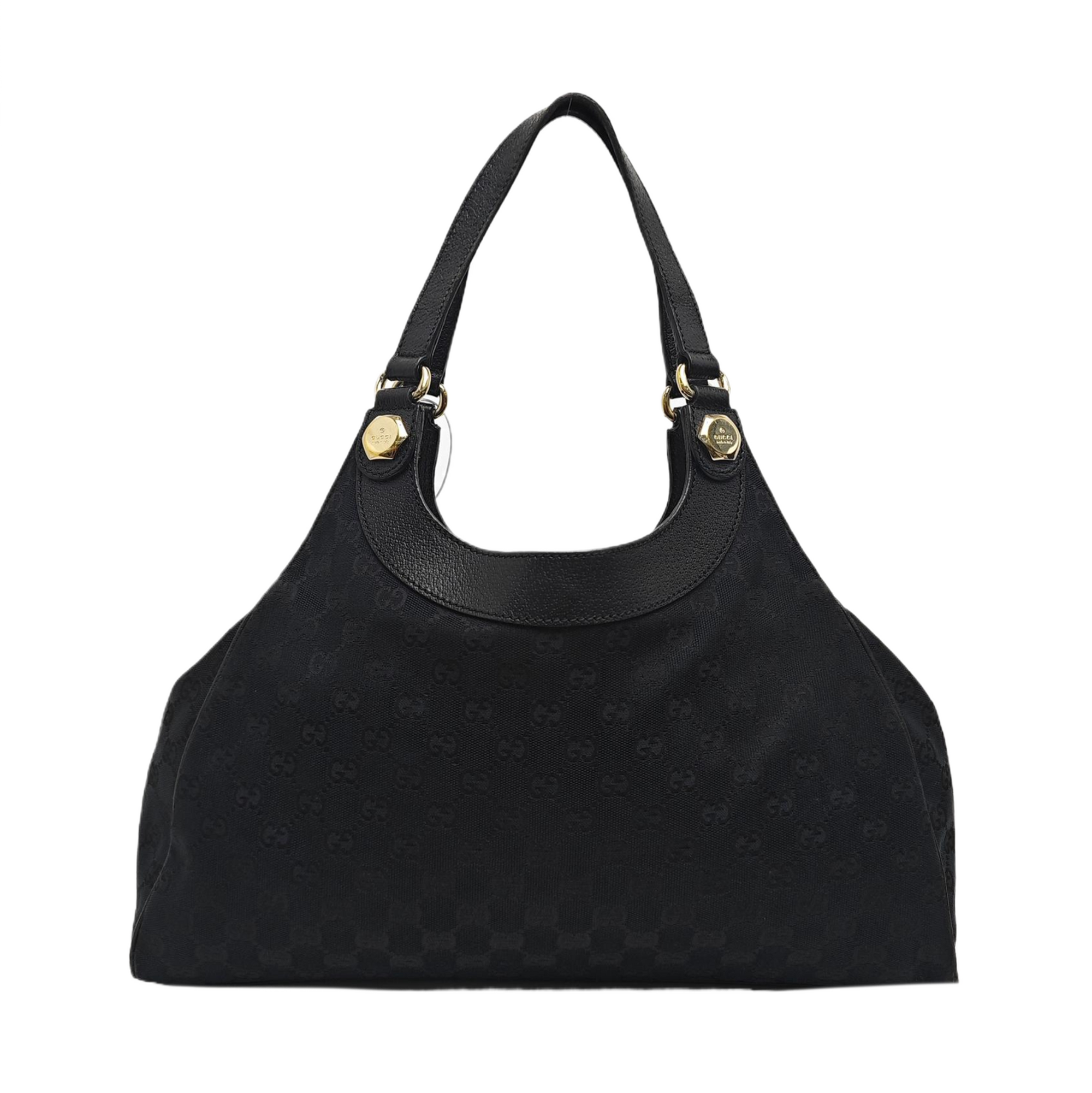 Monogram Canvas Top Handle Bag Black