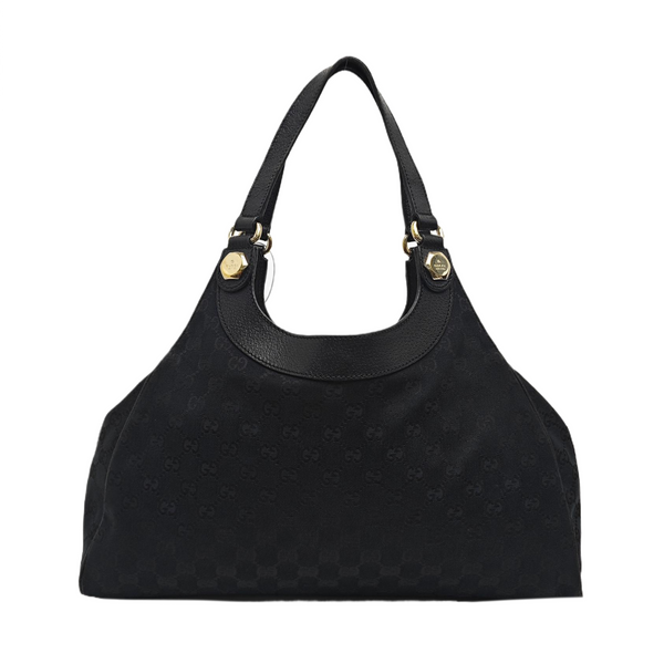 Monogram Canvas Top Handle Bag Black
