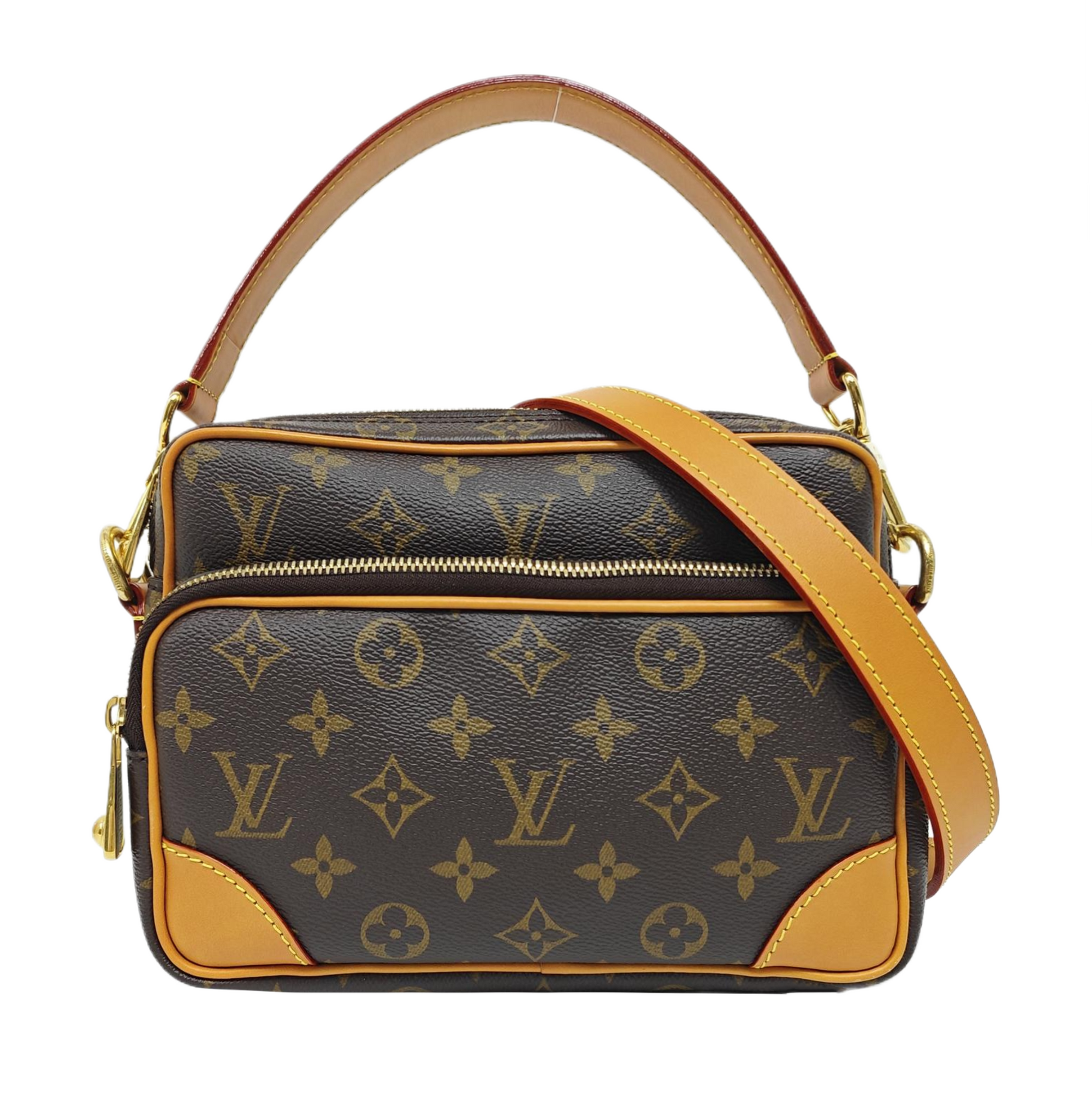 NIL Monogram Coated Canvas Brown