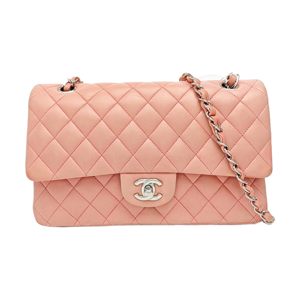 CLASSIC FLAP Small Quilted Lambskin Pink
