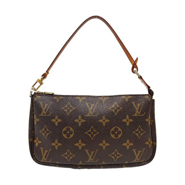 ACCESSOIRES Monogram Coated Canvas Brown