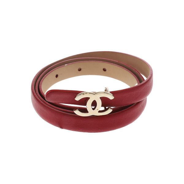 Red Leather Belt