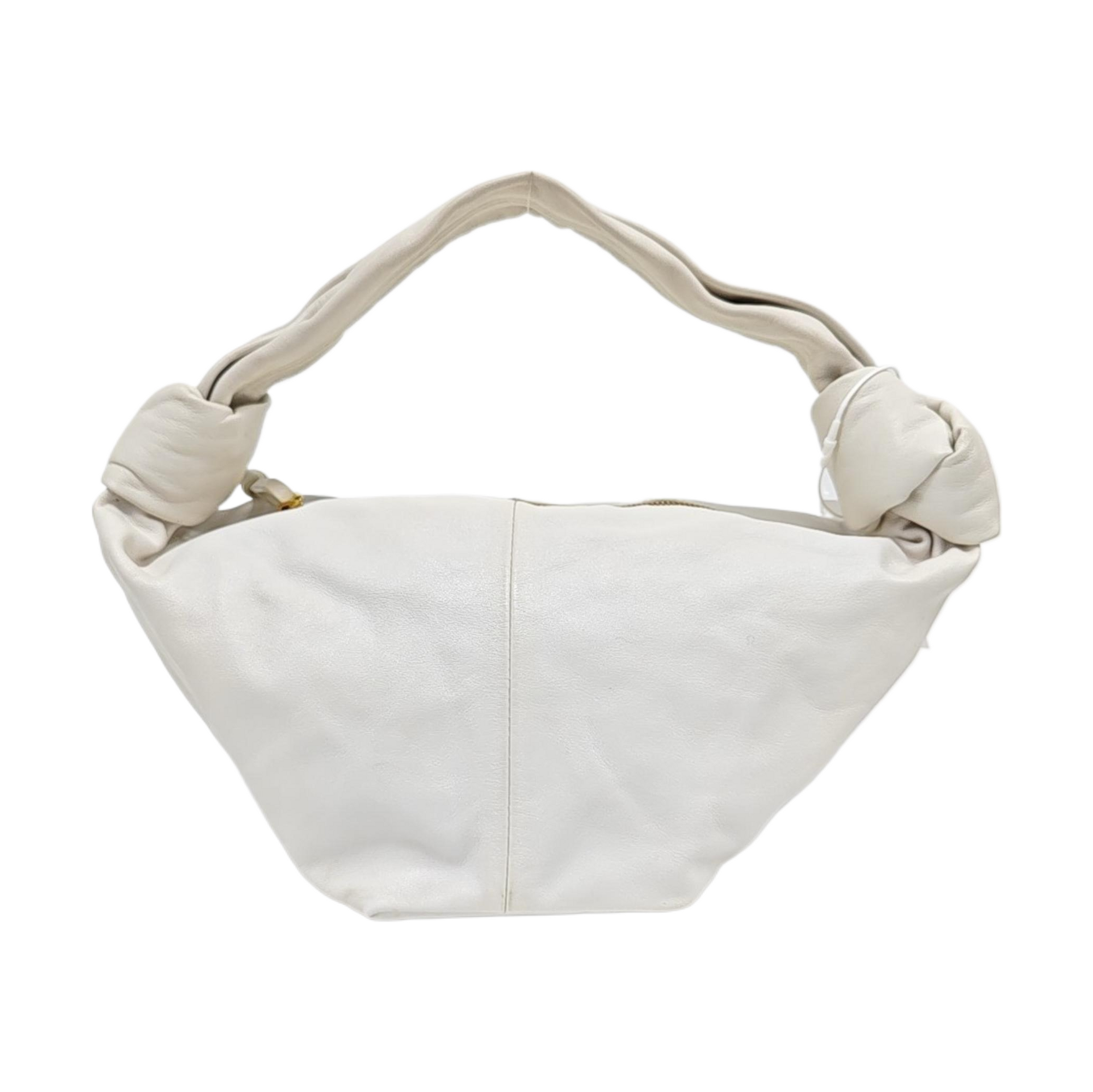 Authenticated pre-owned  Jodie Calfskin White - Top Handle Bag at Looply