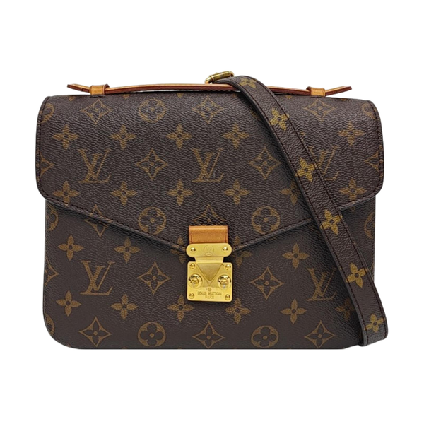 MONCEAU 26 Monogram Coated Canvas Brown