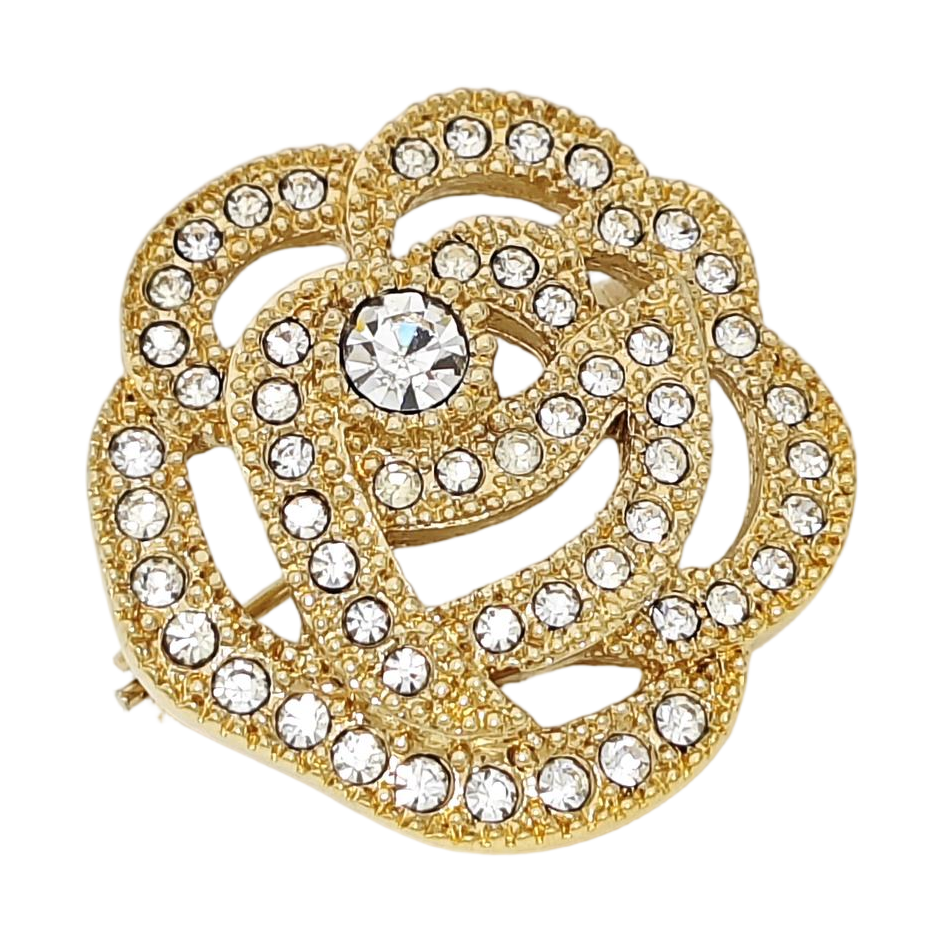 Metal Gold Brooch