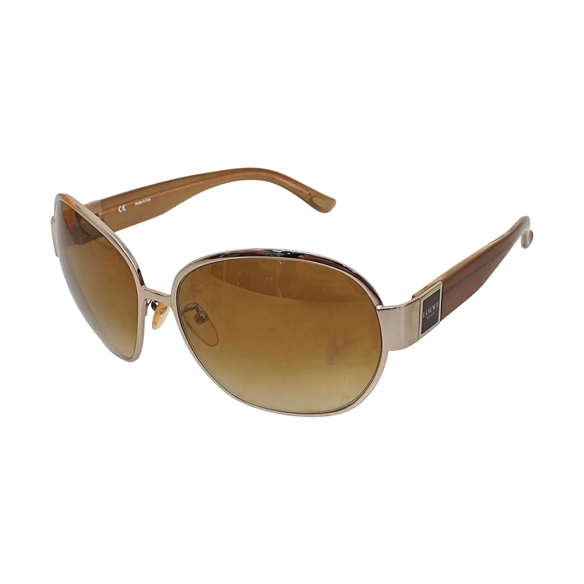 Metal Sunglasses Brown